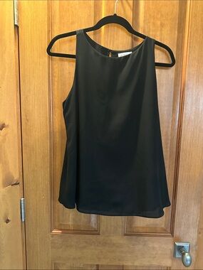 NYMPHE Black Sleeveless Round-Neck Camisole